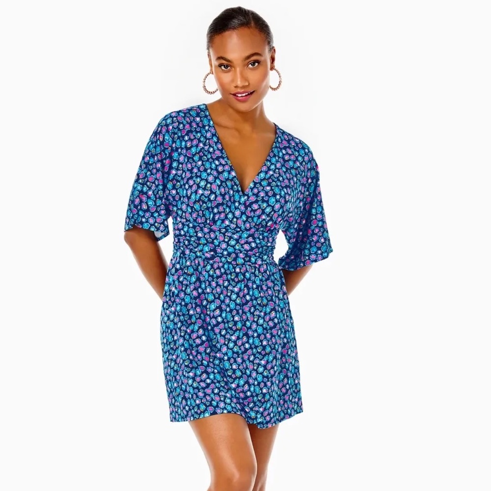 Lilly Pulitzer Parigi Romper NWT Size S